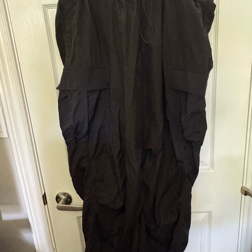 Paisley Sky Black Maternity pants